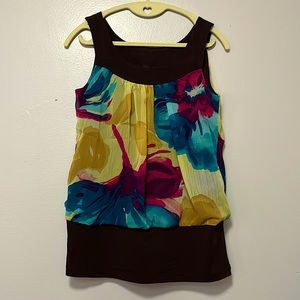 Pretty blouse. Nice fall colors. Sz small